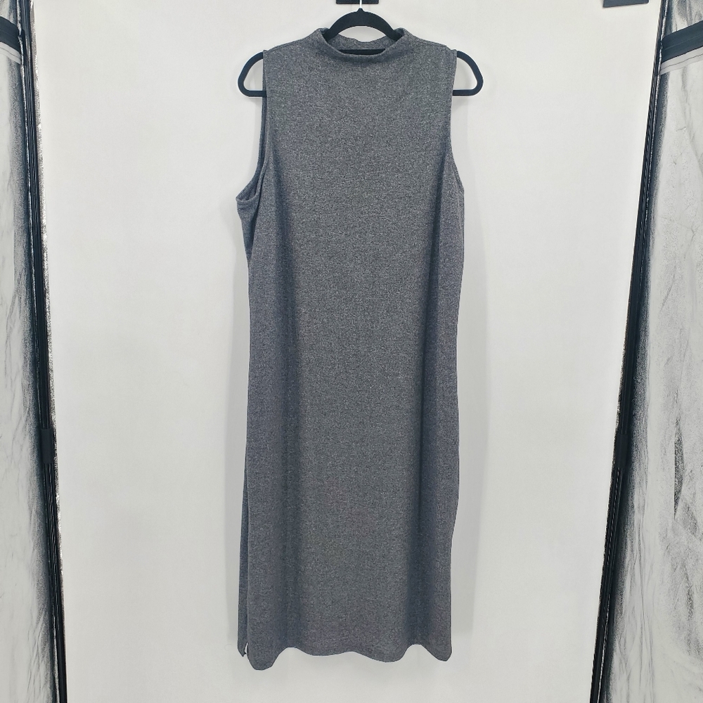 ♧♧ Time & Tru Gray Knit Sleeveless Sheath Dress Size XXL
